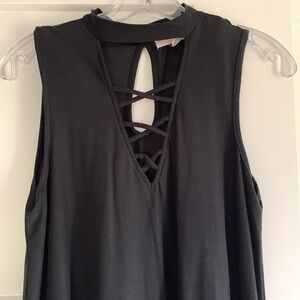 {Derek Heart} Sleeveless A-Line Dress